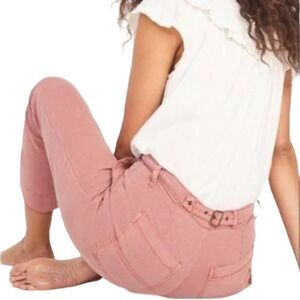 Old Navy Women’s High-Waisted Straight Canvas Workwear Pants Dusty Birch 6 NWT